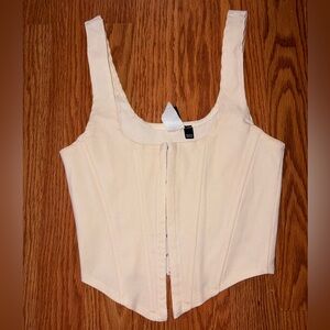 Windsor Cream Corset Top